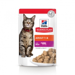 HILL'S SP FELINE Adult Beef Wołowina saszetka 85g